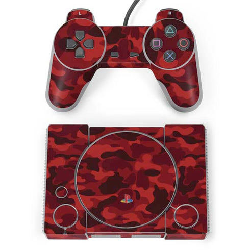 Red Street Camo PlayStation Classic Bundle Skin